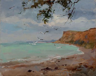 Чепелева Мария Алексеевна "Угловое" 57х70 см, 2006 г. Холст, масло. Родилась 29 ноября 1985 