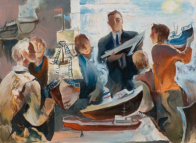 Скок Владислав Антонович (1922-2012), Заслуженный художник России, "Будущие кораблестроители. 