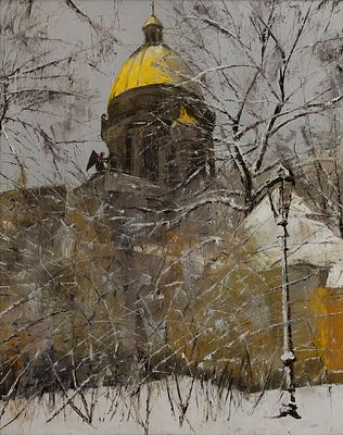 [Большой формат] Меркулов Валентин (1957-2022), Лауреат Серебряной Медали МФКД, "Исаакий" 