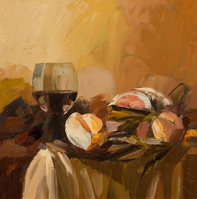 Миловзоров Александр Петрович, Заслуженный художник УССР, &laquo;Бокал&raquo; 60х60 см, 2008 г. Холст 