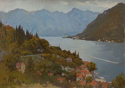 Графов Виталий "Пераст" 2009 г. 50х70 см, Холст, масло. Оформлена в раму. Виталий Юрьевич 