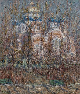 Гурин Владимир, Лауреат Золотого знака МФКД, "Владимирский собор" 2008 г. 70х60 см, холст 