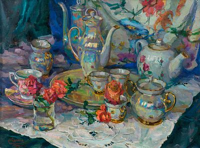 Диденко Татьяна "Белое кружево" 2015 г. 60х80 см, холст, масло. Татьяна Ивановна Диденко 