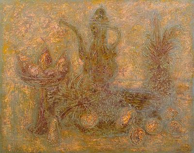 [Большой формат] Доний Игорь Петрович "Натюрморт с грушами" 2011 г. 80х100 см, холст, масло. Иго 