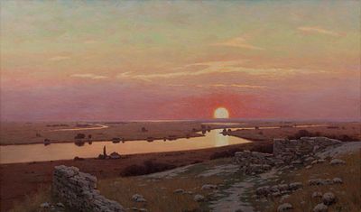 [Большой формат] Дурандин Дмитрий "Мертвый Донец" 2011 г. 75х130 см, холст, масло. Дмитрий 