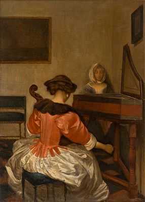 Borch, Gerard ter
(around 1617 in Zwolle to 1681 Deventer), "The concert". Терборх, Герард 