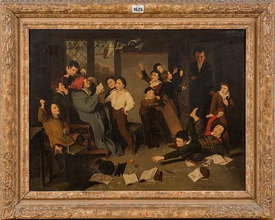 (Экспертное заключение) Жанровая сценка по мотивам произведения Генри Джеймса Рихтера (Henry J. 