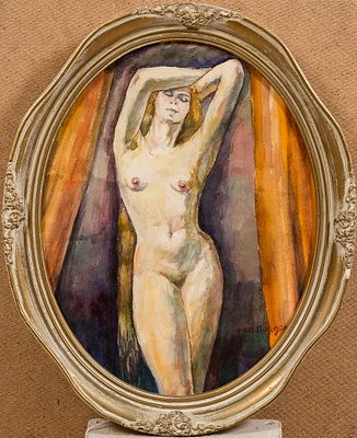 (Экспертное заключение) Кес ван Донген / Kees van Dongen
Обнаженная
Ок. 1920-1930 гг. 
