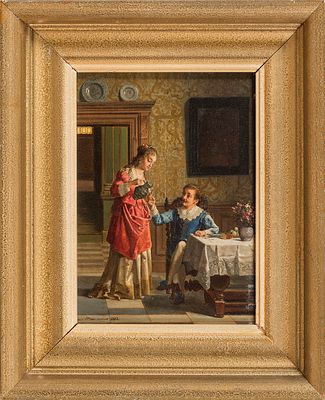 Moormans, Franciscus Leonardus Johannes. Морманс, Франс (1831-1884)
Счастливые часы 20х14 