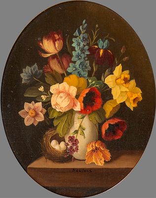 (Экспертное заключение) Поль Дюбуа /Dubois, Paul (1829-1905)
Нарциссы, тюльпаны и другие 