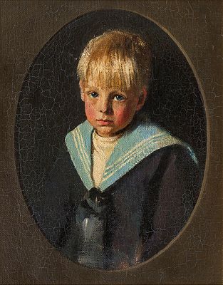 (Экспертное заключение) Портрет мальчика в матросском костюме
Неизвестный художник
Европа
Конец 