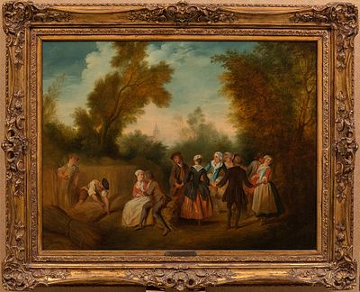 Troy, Jean Francois de. Merry making at harvest time
Труа, Жан-Франсуа де (последователь). 