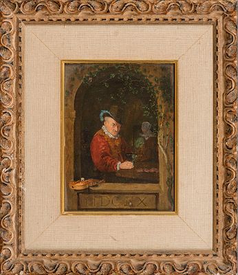 Мирис, ван Франс (согласно атрибуции; Meiris, van Frans 1689-1763), "Деревенский бродячий 