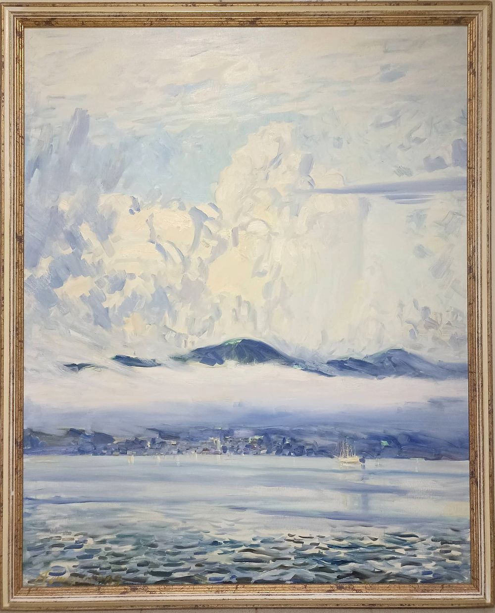 [Очень большой формат] Абакумов Михаил Георгиевич, Народный художник России, "Которская бухта" 