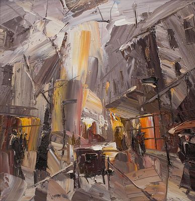 Агеев Иван, Заслуженный художник Европы, Лауреат Золотой медали МФКД, "Конец осени" 60х60 см 