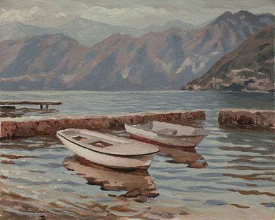 Адамов Алексей. "Побережье Будвы", 60х90 см, 2008 г. Холст, масло. Художник Алексей 