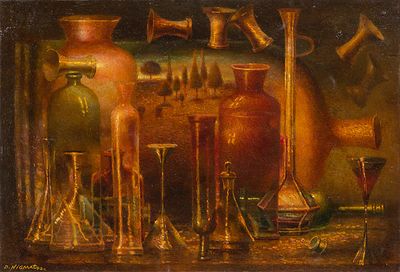 Джураев Нигмат &laquo;Стеклянный натюрморт&raquo; 51x75 см, 2012 г. Холст, масло. Джураев Нигмат родился в 