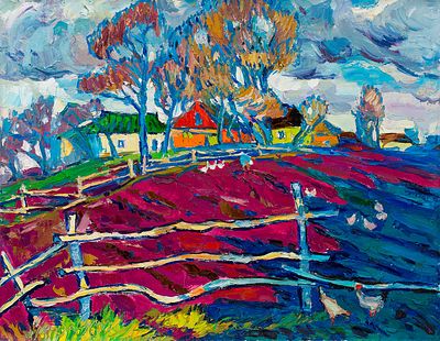 Чеботару Андрей "Весна" 70х90 см, 2014 г. Холст, масло. Чеботару Андрей родился в 1984 г. в 