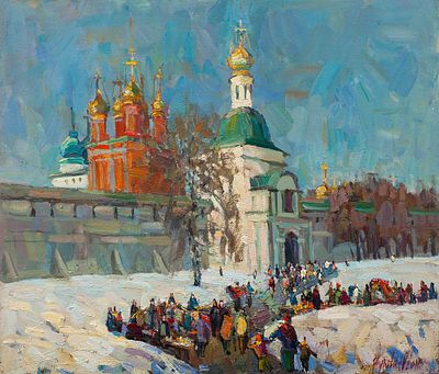 Жукова Юлия &laquo;Праздник&raquo;, 50x60 см, 2011 г. Холст, масло. Юлия Анатольевна Жукова родилась в 1980 
