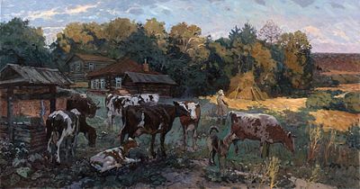 [Большой формат] Копняк Валерий, Заслуженный художник Европы, Лауреат Золотой медали МФКД, &laquo;На 