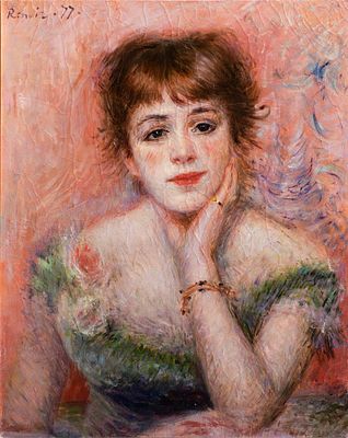 Pierre Auguste Renoir. Jeanne Samary in a Low Necked Dress
Пьер Огюст Ренуар. Жанна Самари в 
