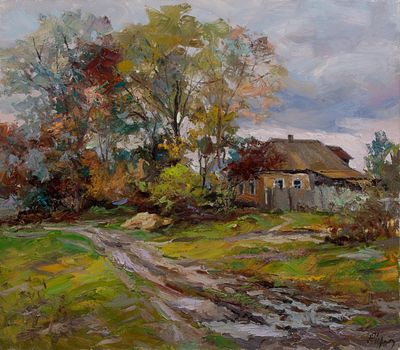 Чередниченко Александр Николаевич "Загадочный уголок" 70х80 см, 2006 г. Холст, масло.