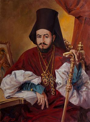 Чередниченко Александр Николаевич "Петр II" 80х60 см, 2010 г. Холст, масло.