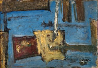 מרסל ינקו (1984 - 1895) . מופשט,
שמן על קרטון,
35x50 ס"מ.
חתום.