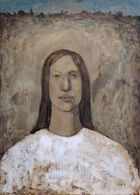 דורון עקיבא. "הגואל"
שמן על בד,
70x50 ס"מ.
חתום ומתואר מאחור.