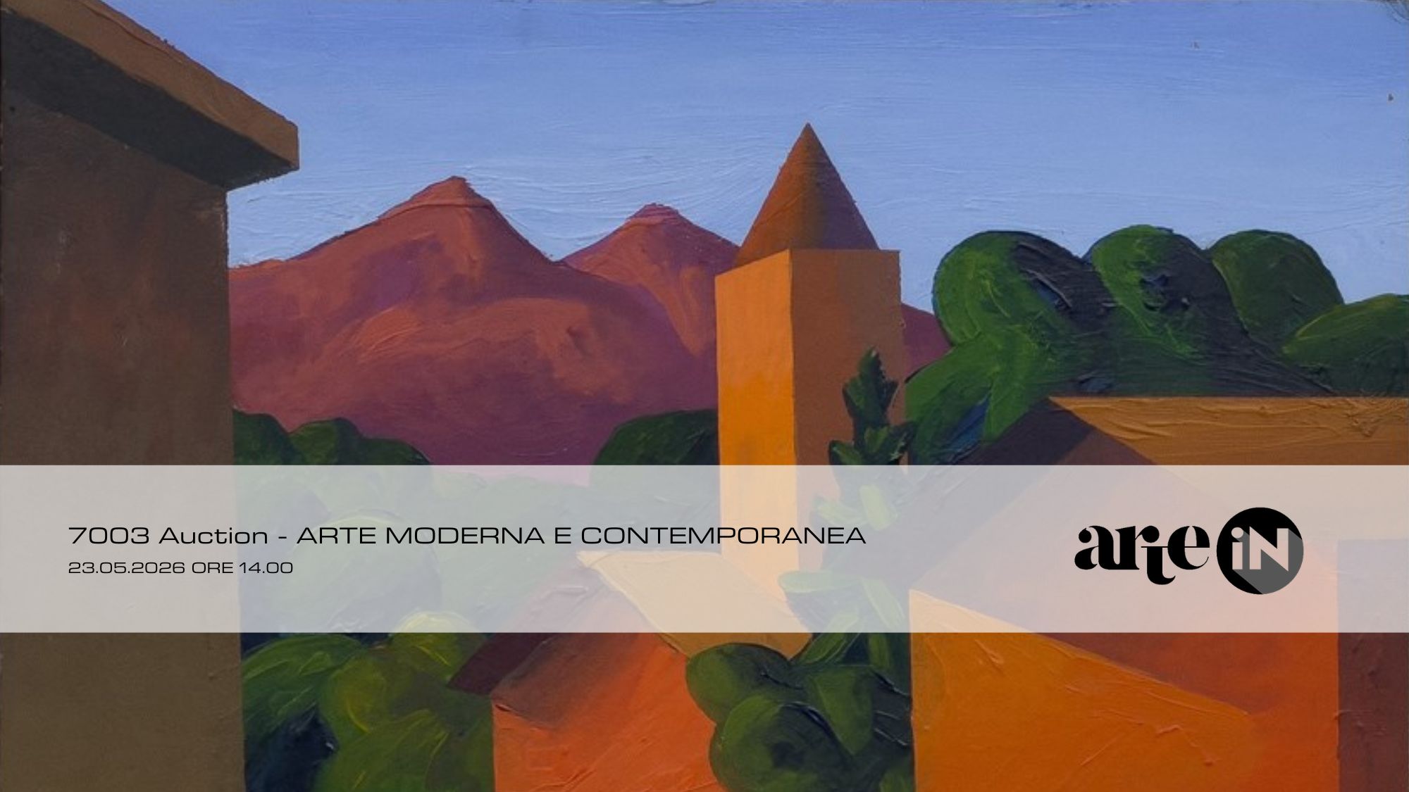ArteIn Gallery | Auction 7003 | 7003 Auction - Arte moderna e contemporanea