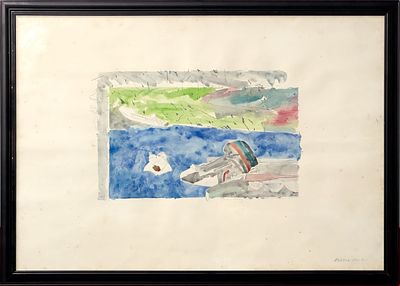 Franco Angeli, Senza titolo, fine anni Settanta. Franco Angeli, SENZA TITOLO, fine anni Settanta 