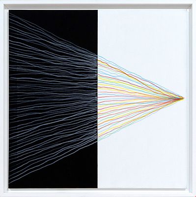 Angelo Dozio, Verso la vita, 2025. Angelo Dozio, VERSO LA VITA, 2025, Acrilico su tela, 80x80 