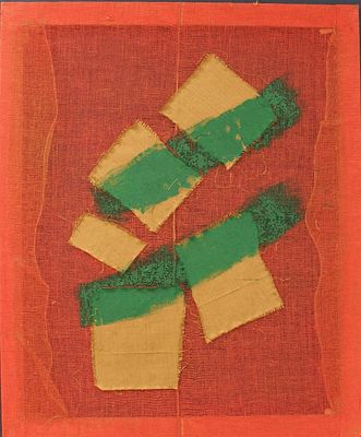 Salvatore Emblema, Senza titolo, 2005. Salvatore Emblema, SENZA TITOLO, 2005, Terra colorata su 