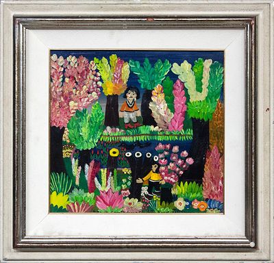 Bruno Rovesti, Pittura contadina, 1978. Bruno Rovesti, PITTURA CONTADINA, 1978, Tempera su 