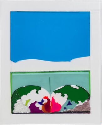 Gino Marotta, Arcodoppio, 2004. Gino Marotta, ARCODOPPIO, 2004, Metacrilato colorato trasparente 