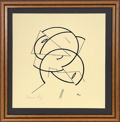 Thomas Ring
Lineare Komposition. Thomas RingLineare Komposition, 1921/77Xilografia su carta 