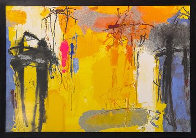 Enzo Esposito 
Luci e fiamme. Enzo Esposito Luci e fiamme, 1980serigrafia su carta 