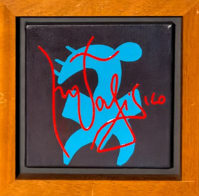 Marco Nereo Rotelli 
Diario. Marco Nereo Rotelli Diario, anni DuemilaOlio su tela, 20x20Firma e 