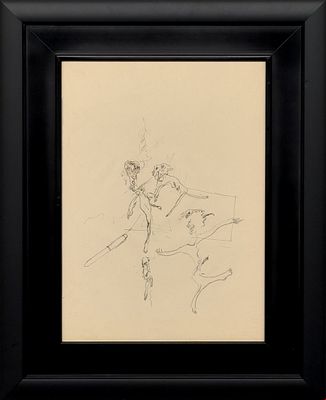 Tancredi Parmeggiani 
Senza titolo. Tancredi Parmeggiani Senza titolo, 1961China su carta 