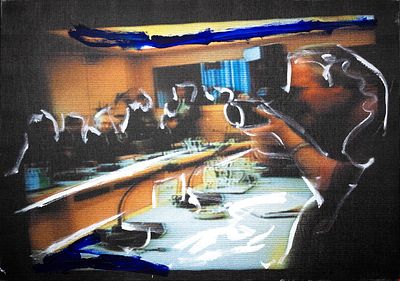 Mario Schifano 
Senza titolo. Mario Schifano Senza titolo, 1990/97Acrilico su tela preparata al 