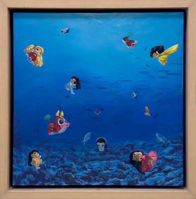 Long Bujiang 
Senza titolo. Long Bujiang Senza titolo, 2010 Acrilico su tela, 60x60 Autentica su 