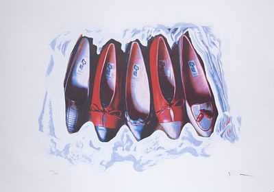 Mario Schifano 
Senza titolo. Mario Schifano Senza titolo, anni NovantaLitografia su carta 