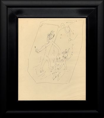 Tancredi Parmeggiani 
Senza titolo. Tancredi Parmeggiani Senza titolo, 1961China su carta 