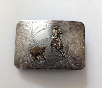 Antique / Vintage Belt Buckle Sterling 1.9 oz. We have included quality images to show their 