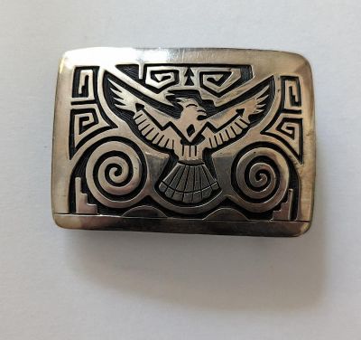 Antique / Vintage Belt Buckle Sterling 2.0 oz. We have included quality images to show their 