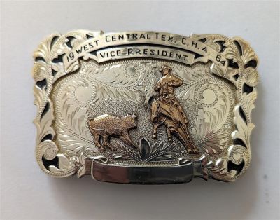 Antique / Vintage Belt Buckle Sterling 3.4 oz. We have included quality images to show their 