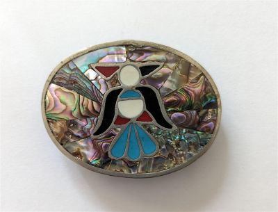 Antique / Vintage Belt Buckle Alpaca Sterling 1.3 oz. We have included quality images to show 