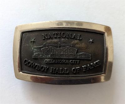 Vintage Belt Buckle National Cowboy Hall Of Fame. We have included quality images to show their 