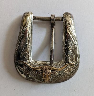 Antique / Vintage Belt Buckle Sterling 1.0 oz. We have included quality images to show their 