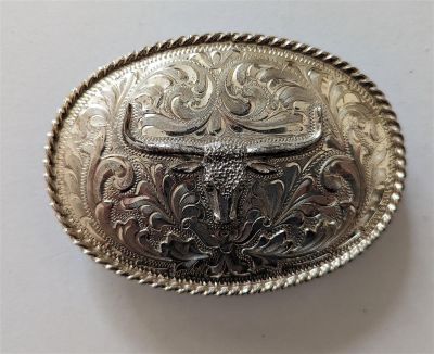 Antique / Vintage Belt Buckle Sterling 2.0 oz. We have included quality images to show their 